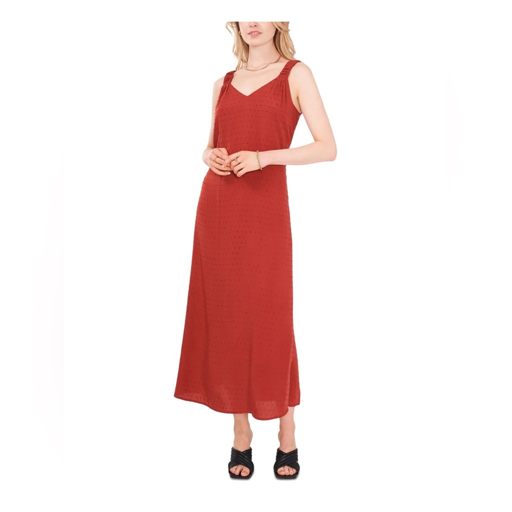 Vince Camuto Women’s XS Red Maxi Dress With Side Slits